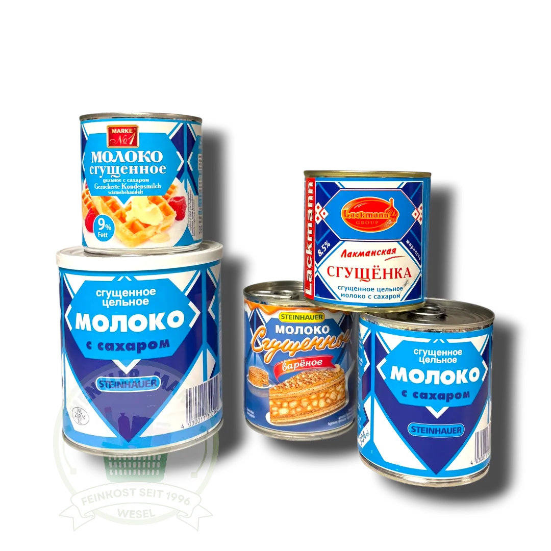 Sgushchenka Kondensmilch Product photo: Sgushchenka Kondensmilch - Wenkler-Markt Wesel