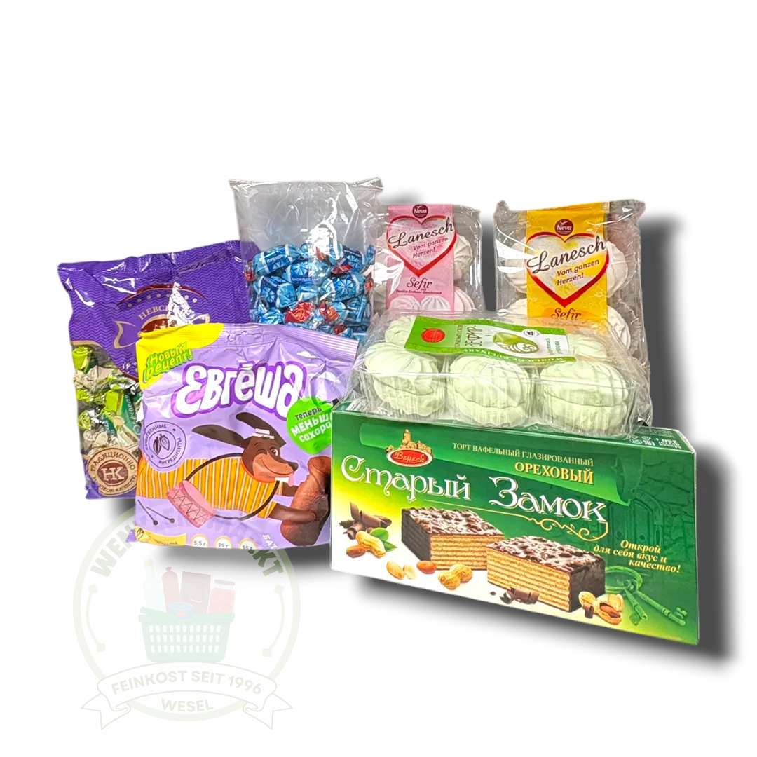 Russische Pralinen Product photo: Russische Pralinen - Wenkler-Markt Wesel