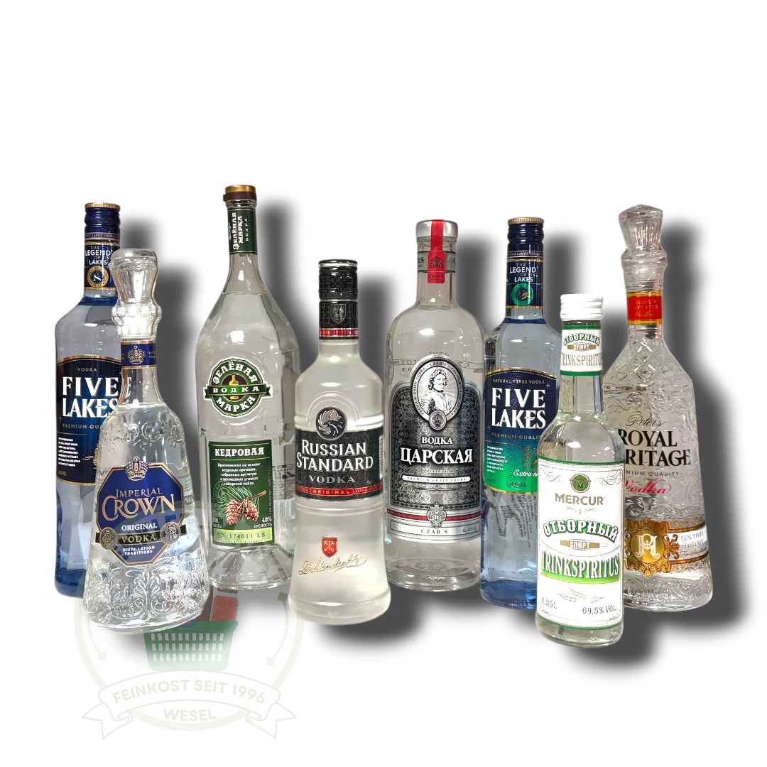 Beluga, Russian Standard und Five Lakes Product photo: Beluga, Russian Standard und Five Lakes - Wenkler-Markt Wesel